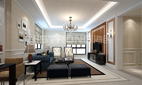 海創(chuàng)中式客廳效果圖